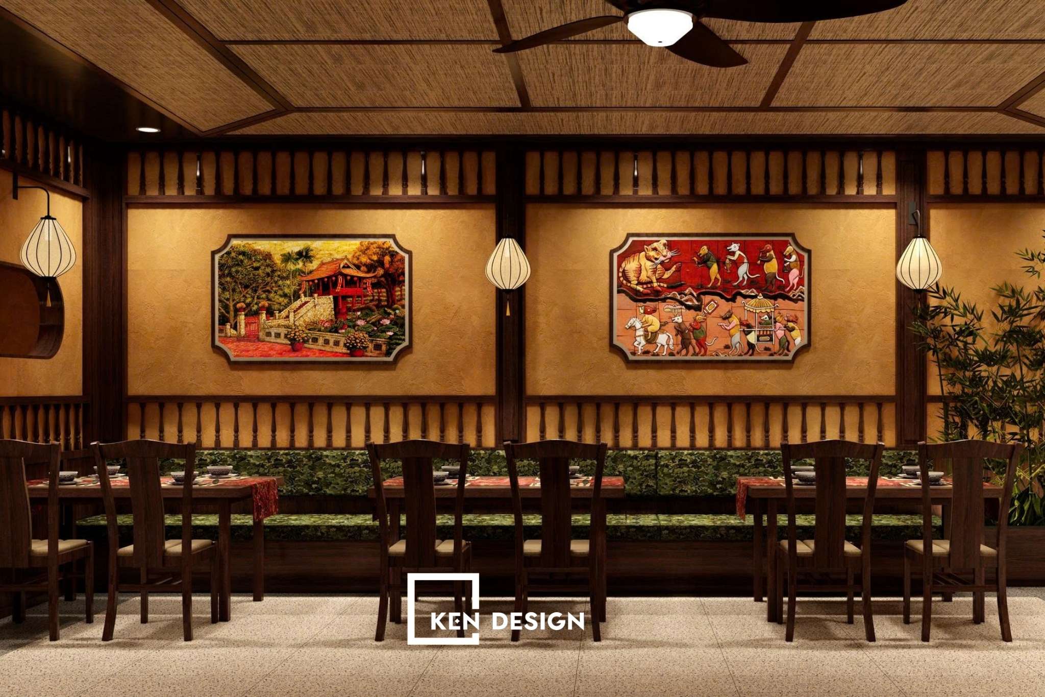 Tối ưu công năng thiết kế nhà hàng Việt tại Slovakia tối ưu công năng